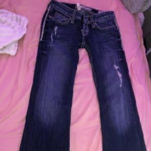 Womens Bke blue jeans